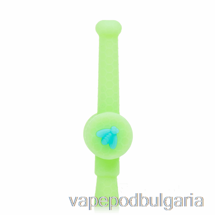 Vape 10000 Дръпки Stratus Reclaimer Honey Dipper Silicone Dab Straw Uv Slime (uv Blue Bee / Uv Green)